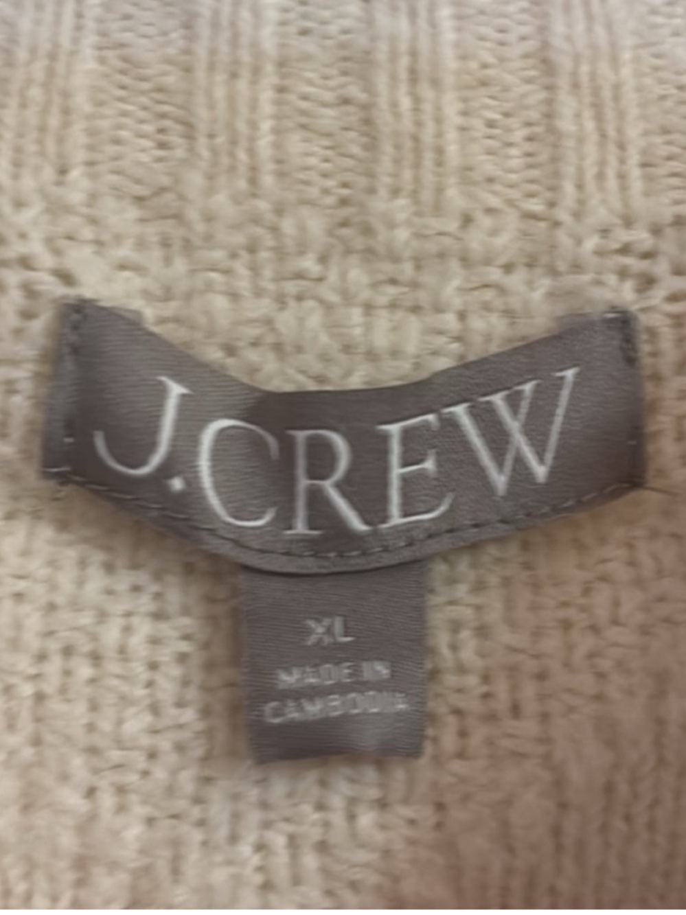 🪿 {J. Crew Mock Cable knit Sweater - Picture 9 of 12